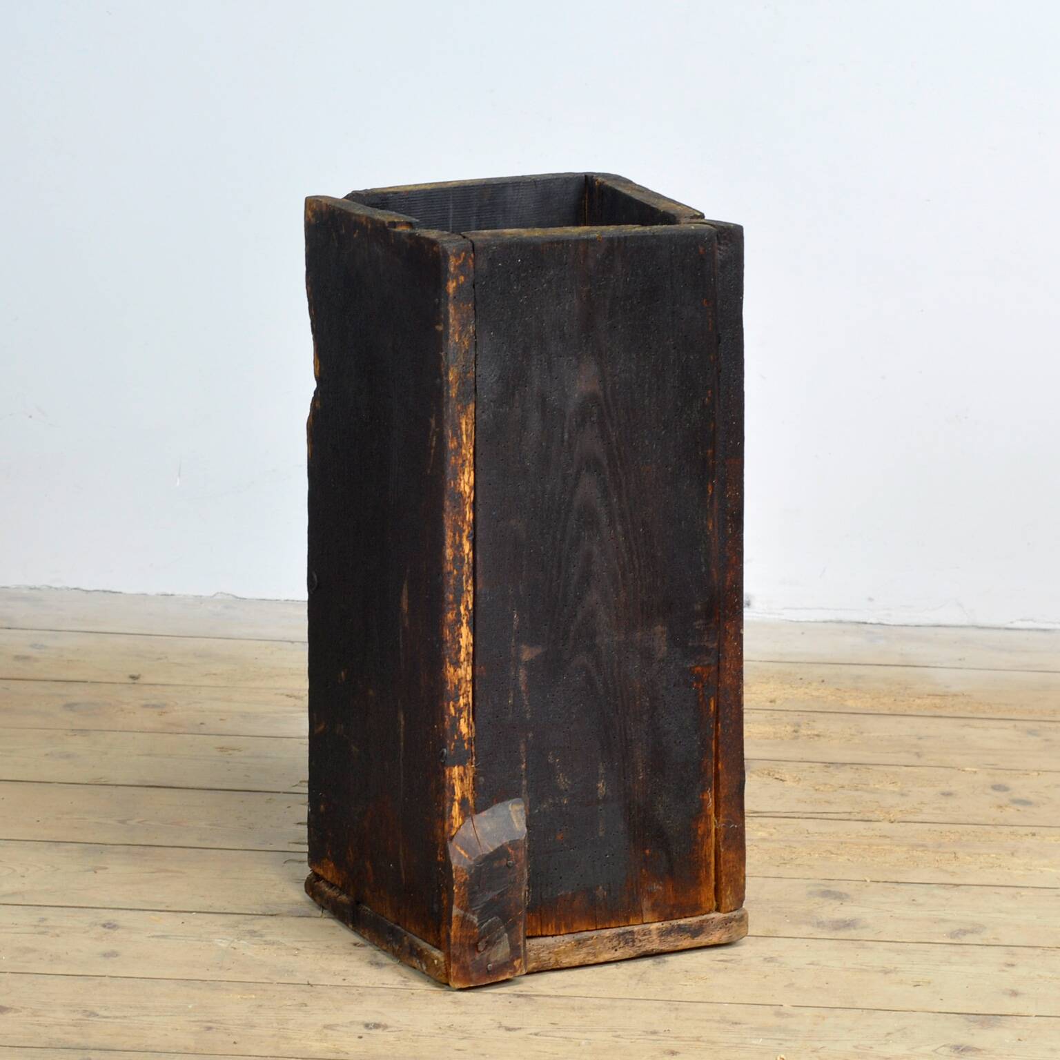 Primitive storage barrel/umbrella stand, circa 1900