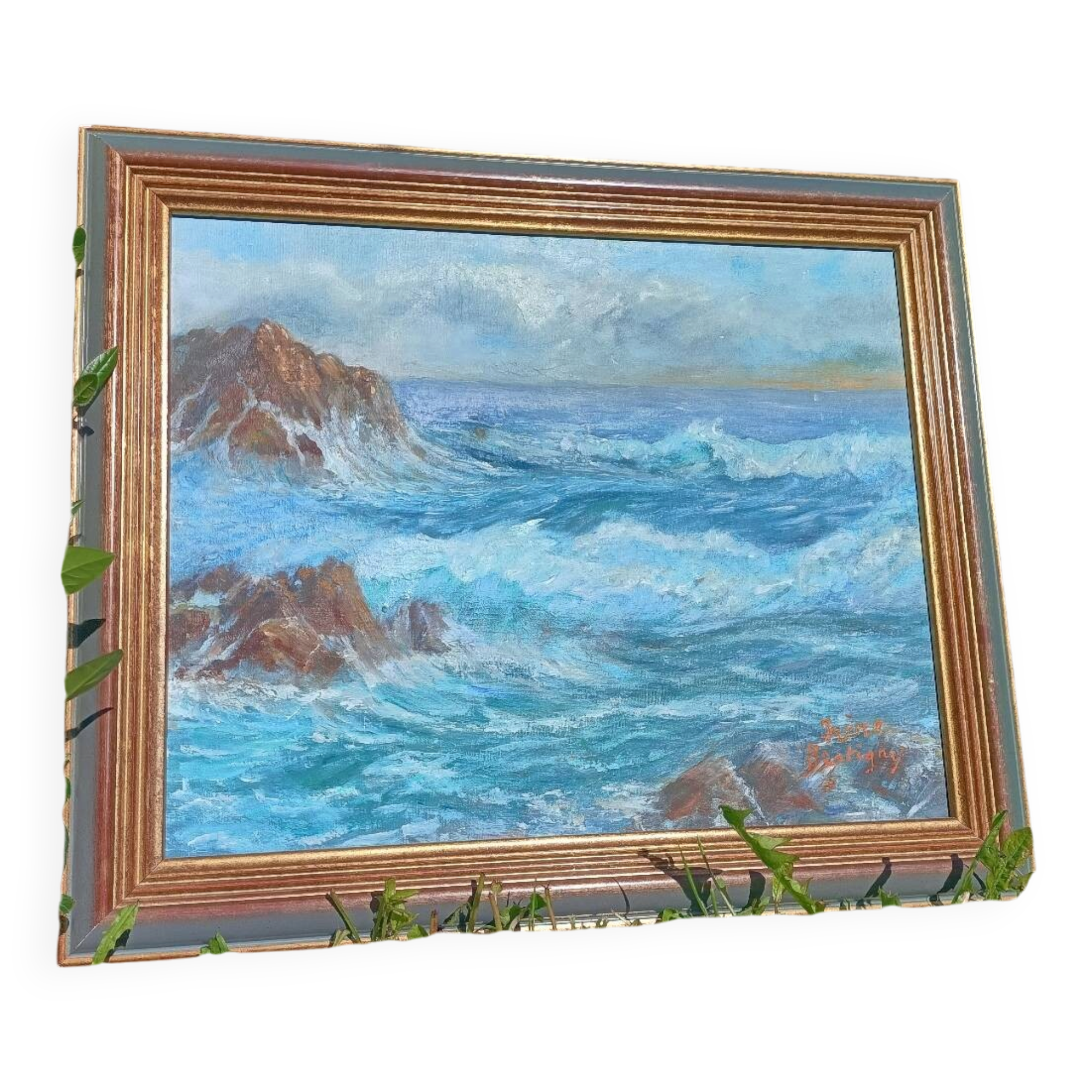 Painting/Canvas Rough Sea
