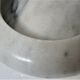 Trinket bowl white marble veined black