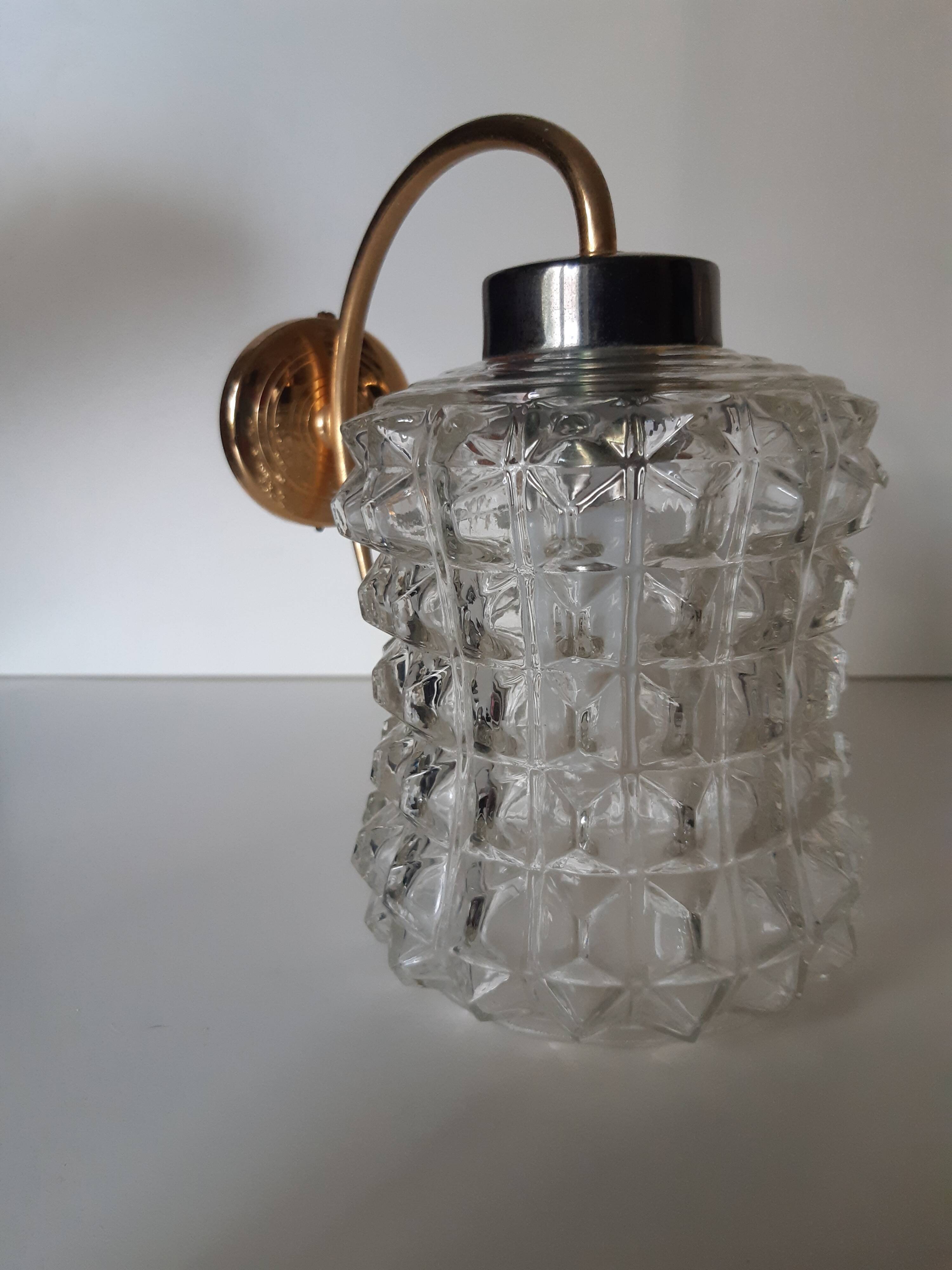 Paire d'appliques vintage