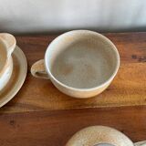 Stoneware breakfast service