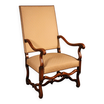Fauteuils De Style Louis XIV En Os De Mouton en noyer - 19° siècle