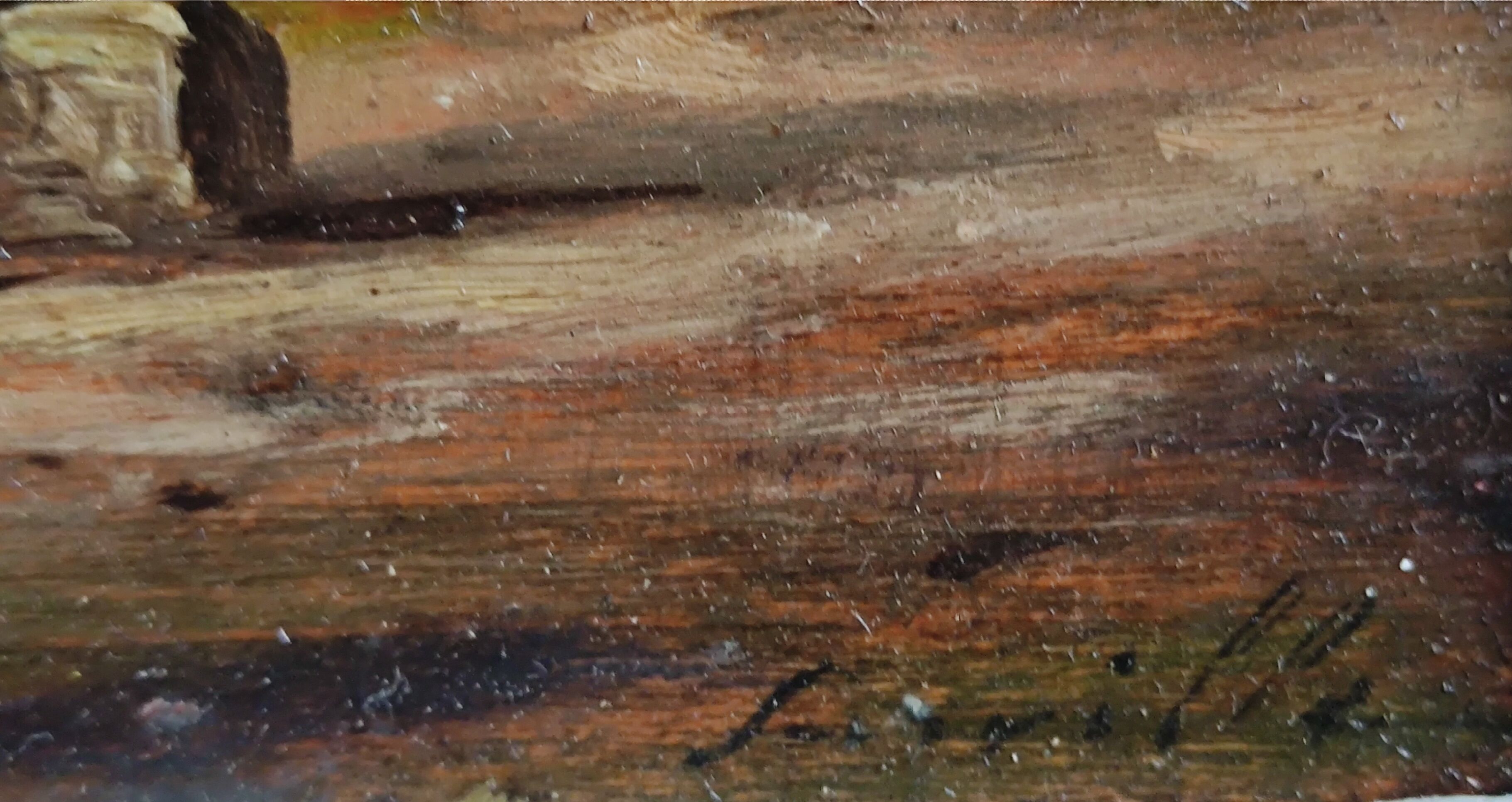 Pair of old paintings