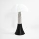 Black "Pipistrello" table lamp by Gae Aulenti for Martinelli.