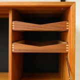 Unité murale modulaire scandinave en teck par Poul Cadovius pour Royal System, Danemark Années 1960