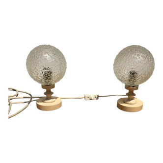 Lampes de table électrique nuit mid-century 70