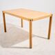 Oak dining table by Lübke
