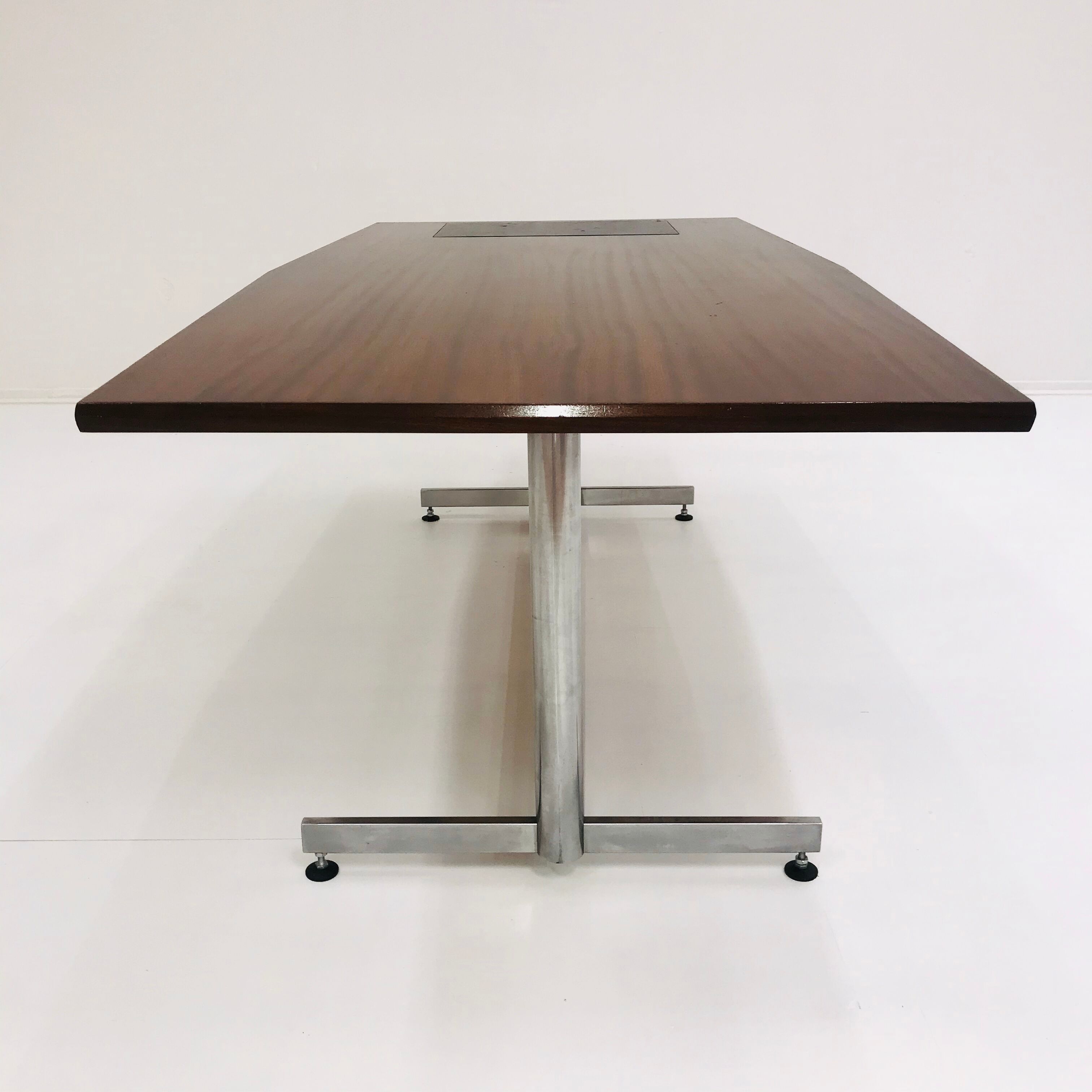 Mid Century Danish Rosewood Writing Desk or Conferance Table, 1970s.