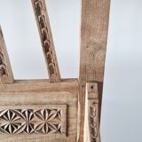 Old carved wood wall shelf