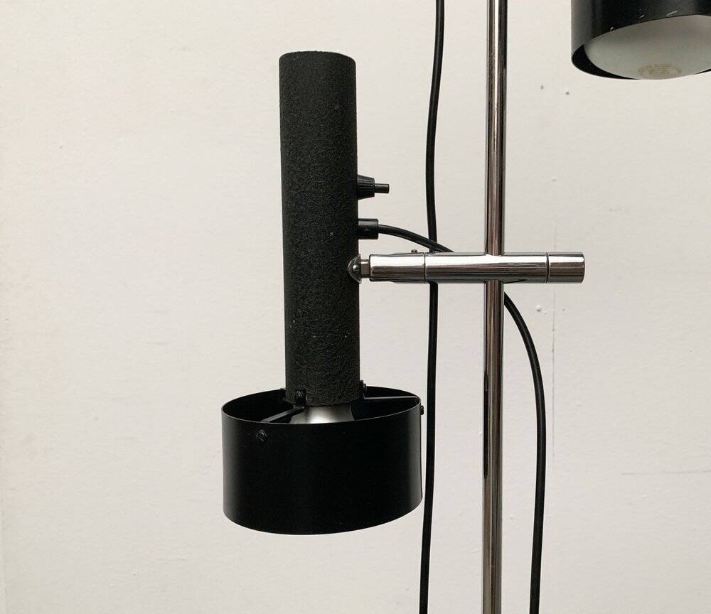 Mid-century minimalist floor lamp by Edi Franz for Swisslamps International.