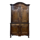 Two-part buffet in oak and chestnut, Breton work, late 18th century.