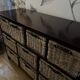 Rattan chest of drawers