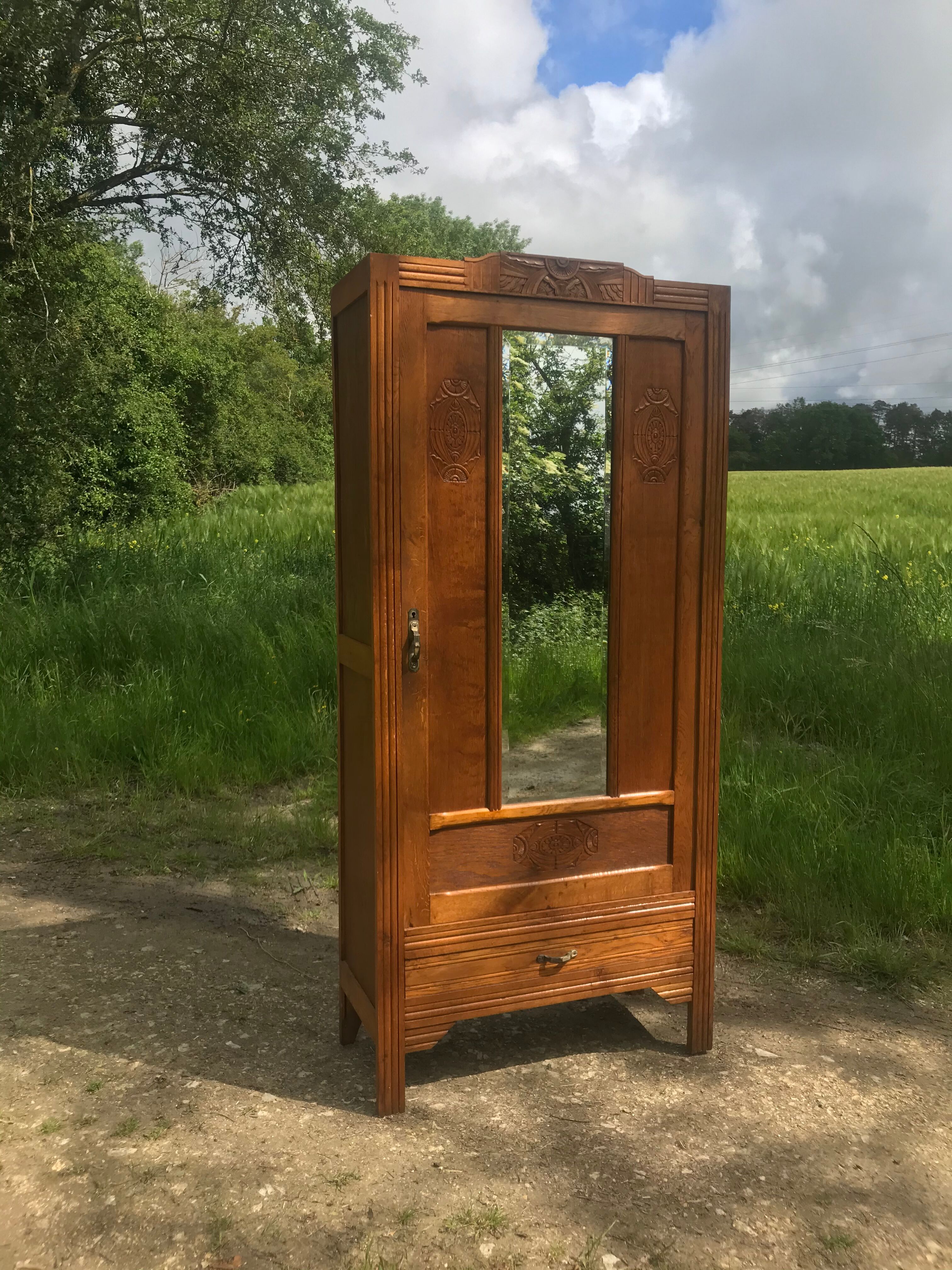 Parisian art deco wardrobe