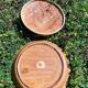 Trompe-l'oeil cherry pie dish