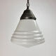 Original Philips Phililite Glass and Copper Pendant, 1930s