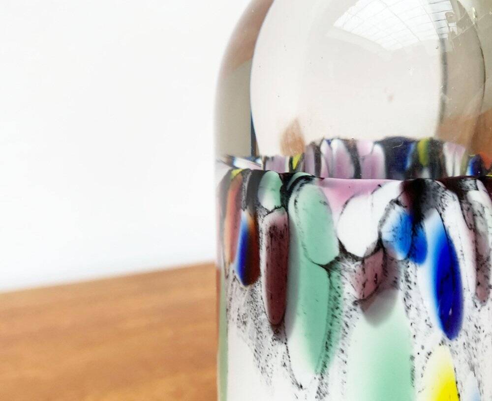 Postmodern glass vase by Hans Jürgen Richartz for Richartz Art Collection, 1980s.