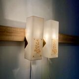 Paire d'appliques design scandinave 1950