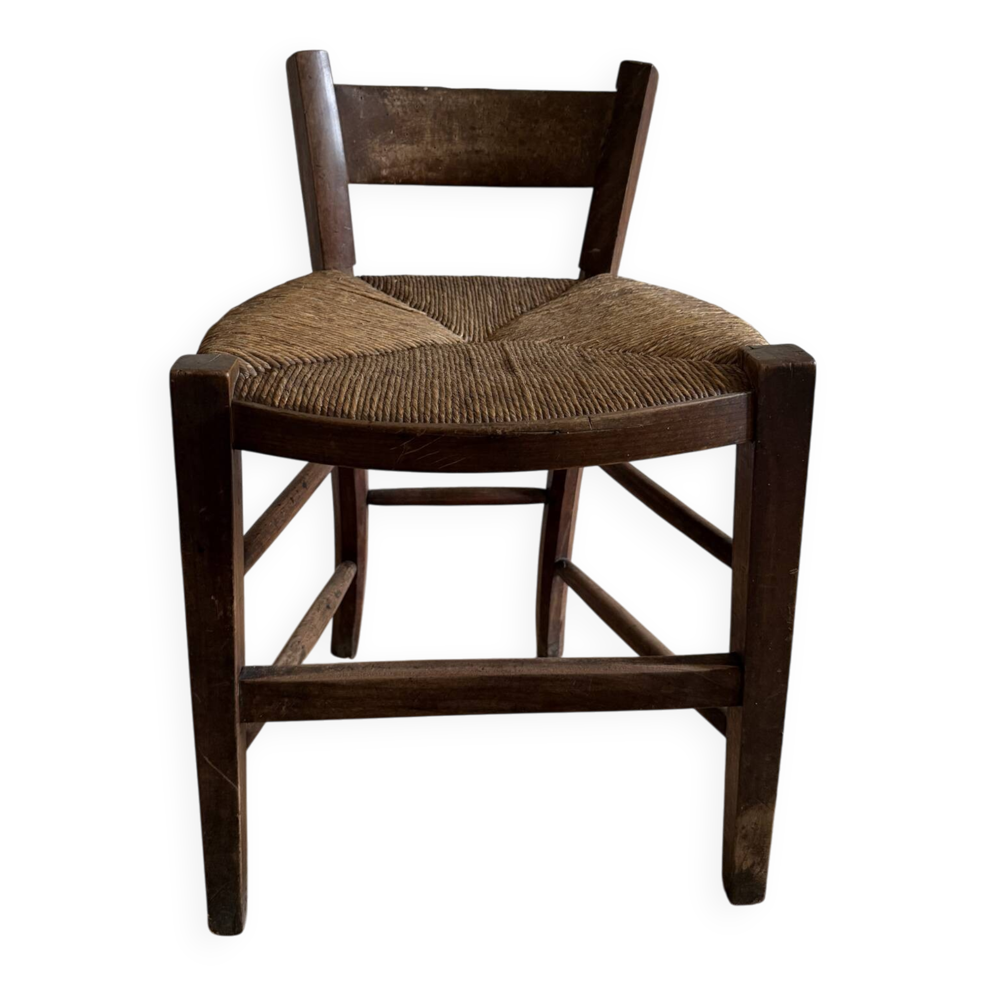 Old wooden country chair.