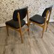 Pair of stella chairs scandinavian design