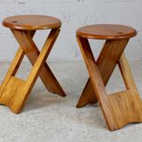 Pair of stools, Adrian Reed, Suzy model, circa 1970