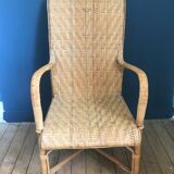 Wicker armchair