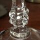 Crystal champagne glasses