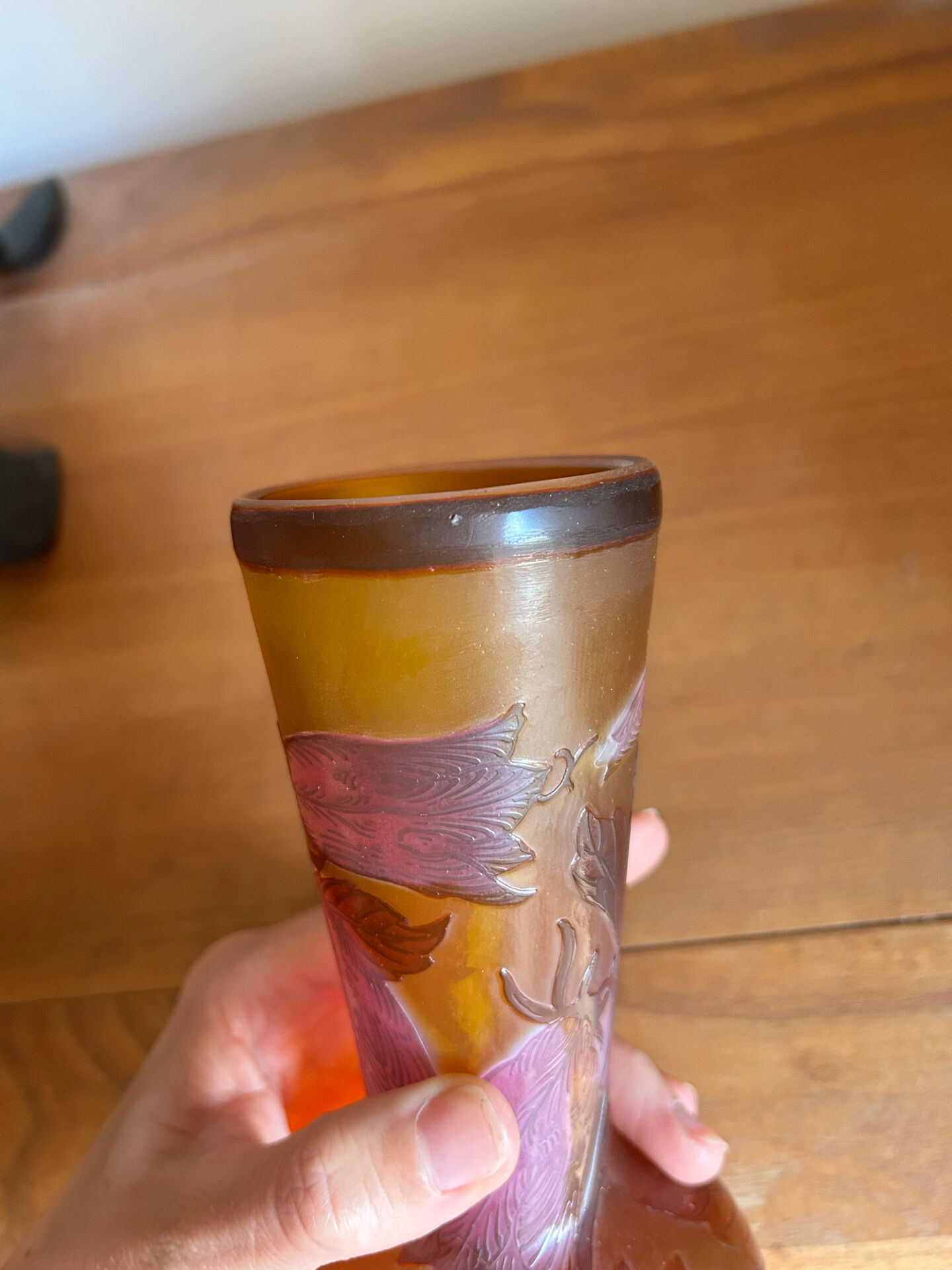 Vase School of Nancy Gallé Tip