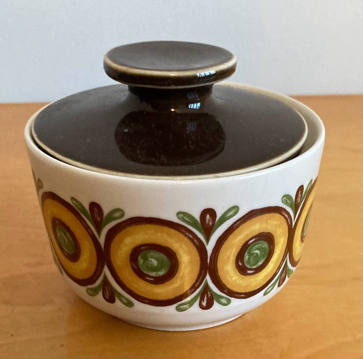 Pot / sucrier Winterling Bavaria porcelaine vintage authentique années 1970