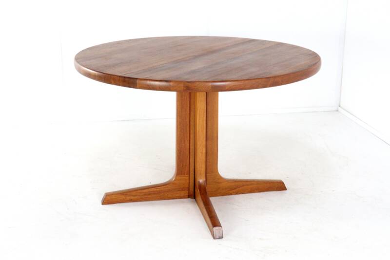 Table à manger ovale extensible Gudme 'Jysted' - design danois en teck vintage