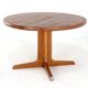 Table à manger ovale extensible Gudme 'Jysted' - design danois en teck vintage