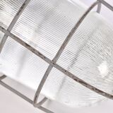 Lampe cage industrielle vintage