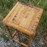 Vintage rattan selette