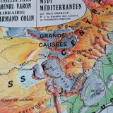 Old school map N°108 Midi-Mediterranean Corsica - Varon Colin