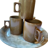 Service en grès de Brenne pichet et mug