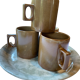 Service en grès de Brenne pichet et mug