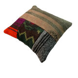Vintage turkish kilim cushion cover 40 x 40 cm