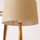 Vintage floor lamp from the 1960s in solid beech.