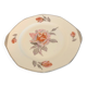 Plat vintage  en porcelaine PL France motifs roses