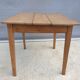 Office table campaign XIXth solid oak