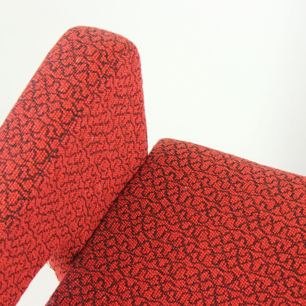 Red Midcentury Armchair by Jitona, Czechoslovakia 1960s