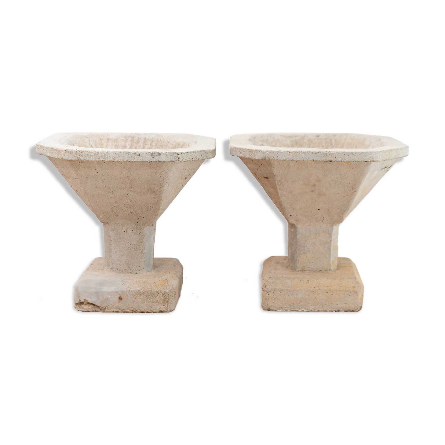 Set of 2 concrete cups