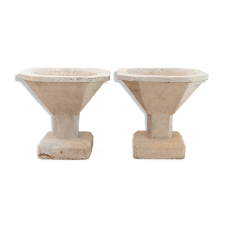 Set of 2 concrete cups