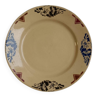 Badonviller Art Deco dessert plate