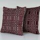 Set of 2 vintage kilim cushion covers 51x51 cm