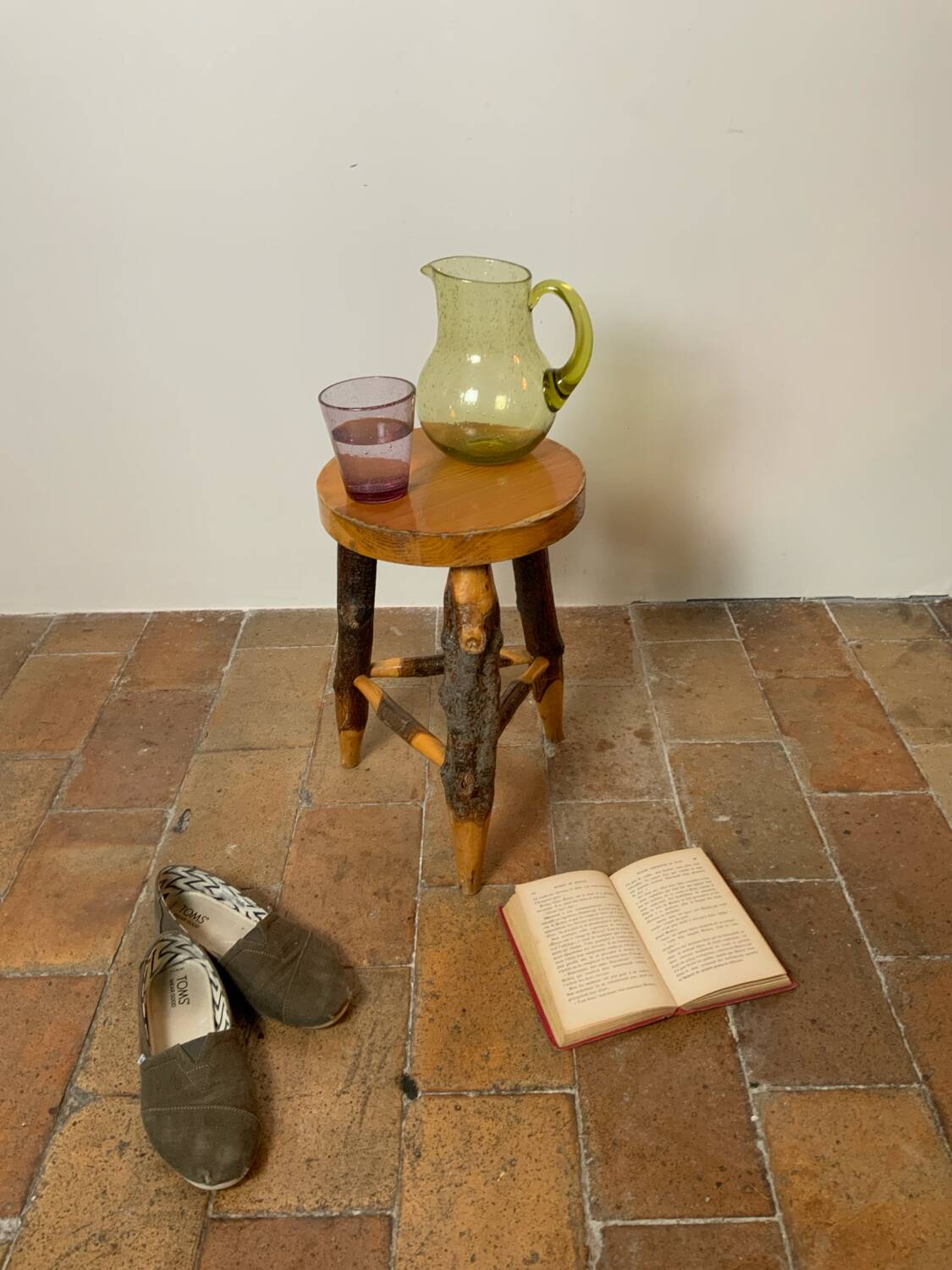 Vintage tripod stool