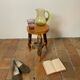 Tabouret tripode vintage