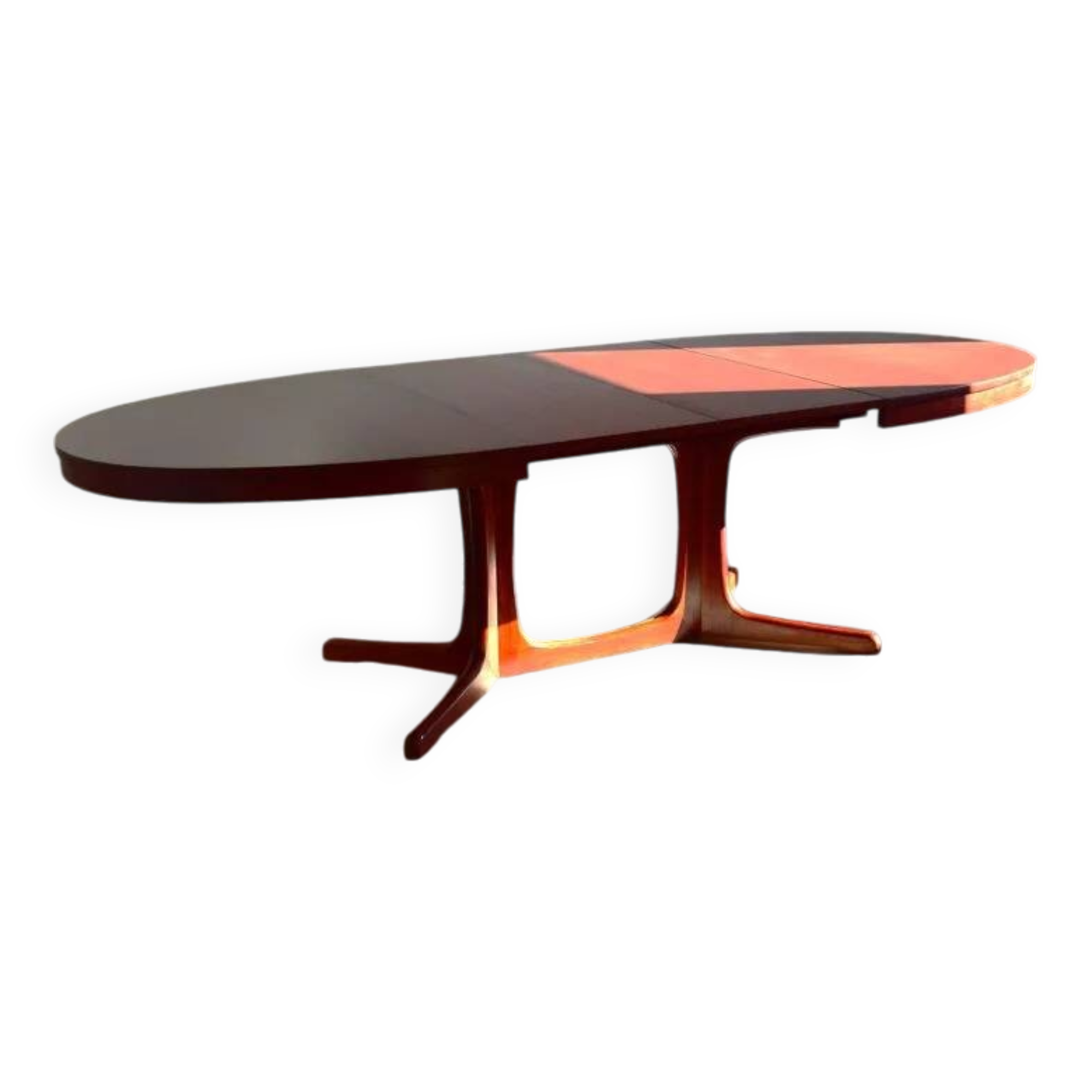 Vintage Baumann style dining table from the 1960s-1970s