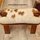 Cowhide stool from 1970