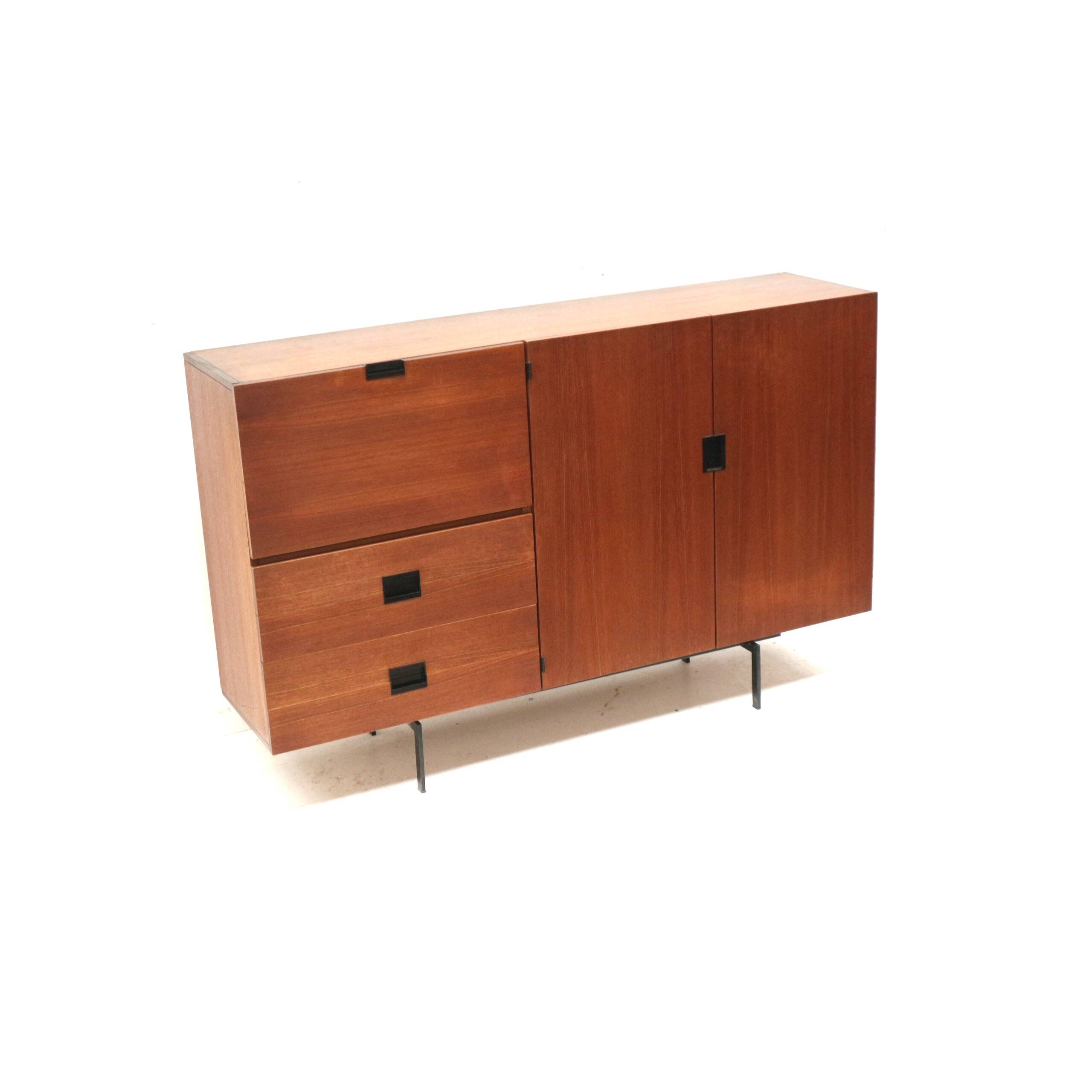 Vintage sideboard / wall unit Model CU09 from the Japanese Series by Cees Braakman from Pastoe from