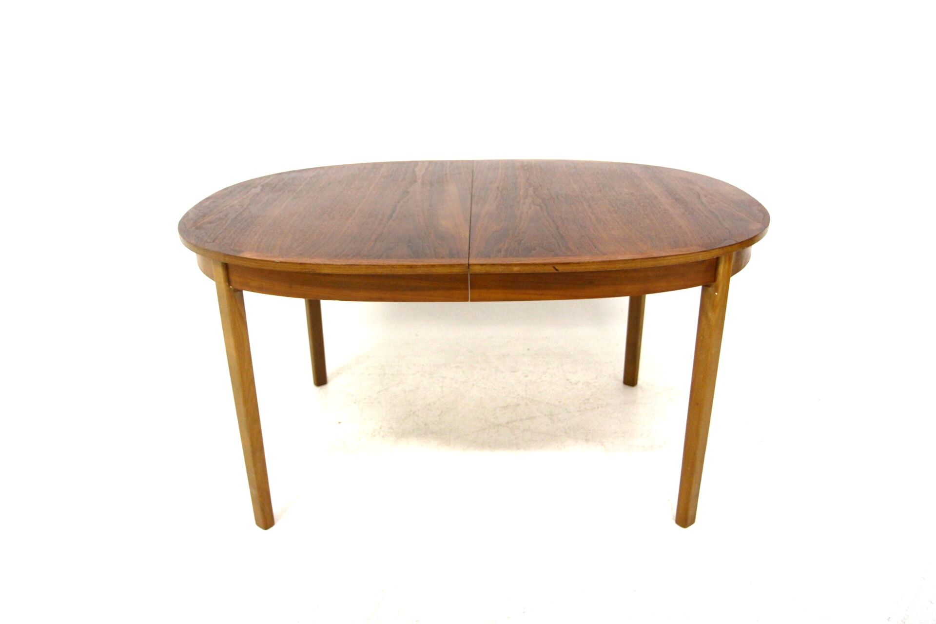 Scandinavian walnut dining table, Sweden, 1960